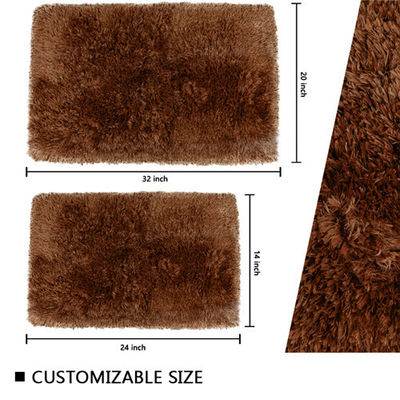 Soft Plush Puffy Quick Dry Bathroom Mat OEKO-TEX